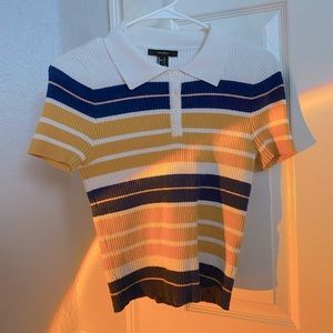 Forever 21 striped, large shirt